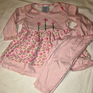 New Potatoes 2 piece outfit sz 18 months EUC smoke free home